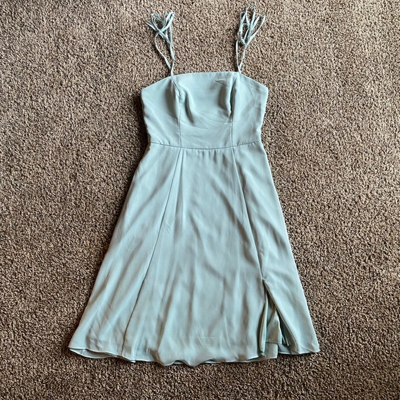 David's Bridal Dresses & Skirts - Size 4 Dusty Sage Green David’s Bridal Bridesmaids Dress